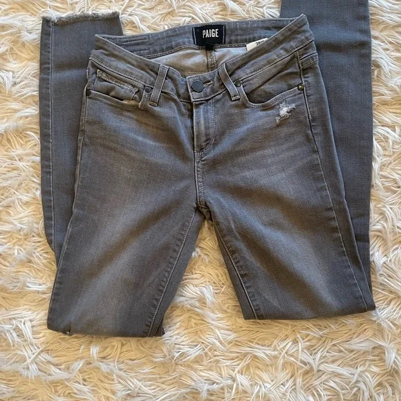 Paige Verdugo Raw Hem Ankle Jeans - Picture 5 of 13